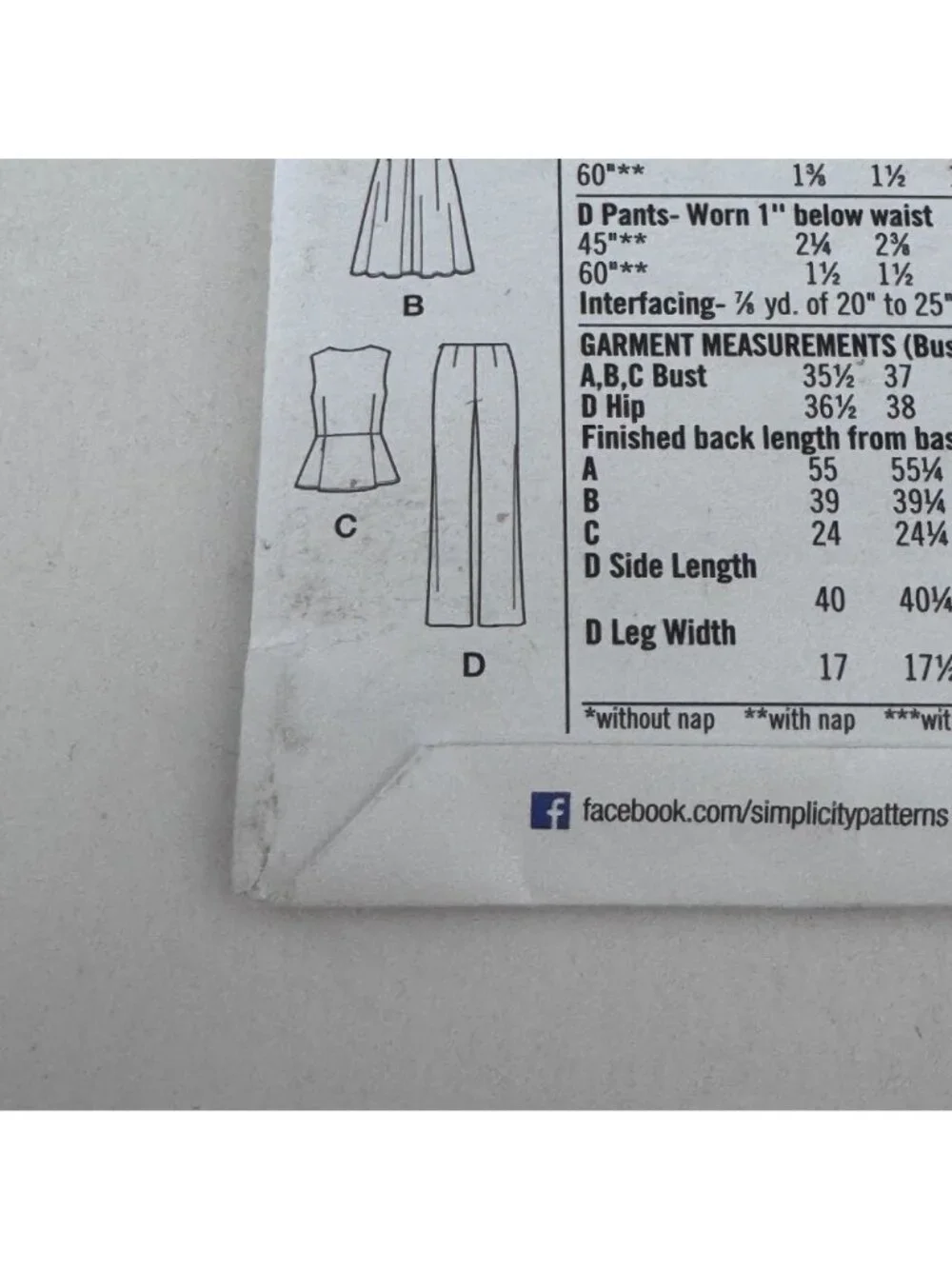 Simplicity Sewing Pattern 8137 Wrap Dress Top Pants Modern Feminine 10-18 Uncut